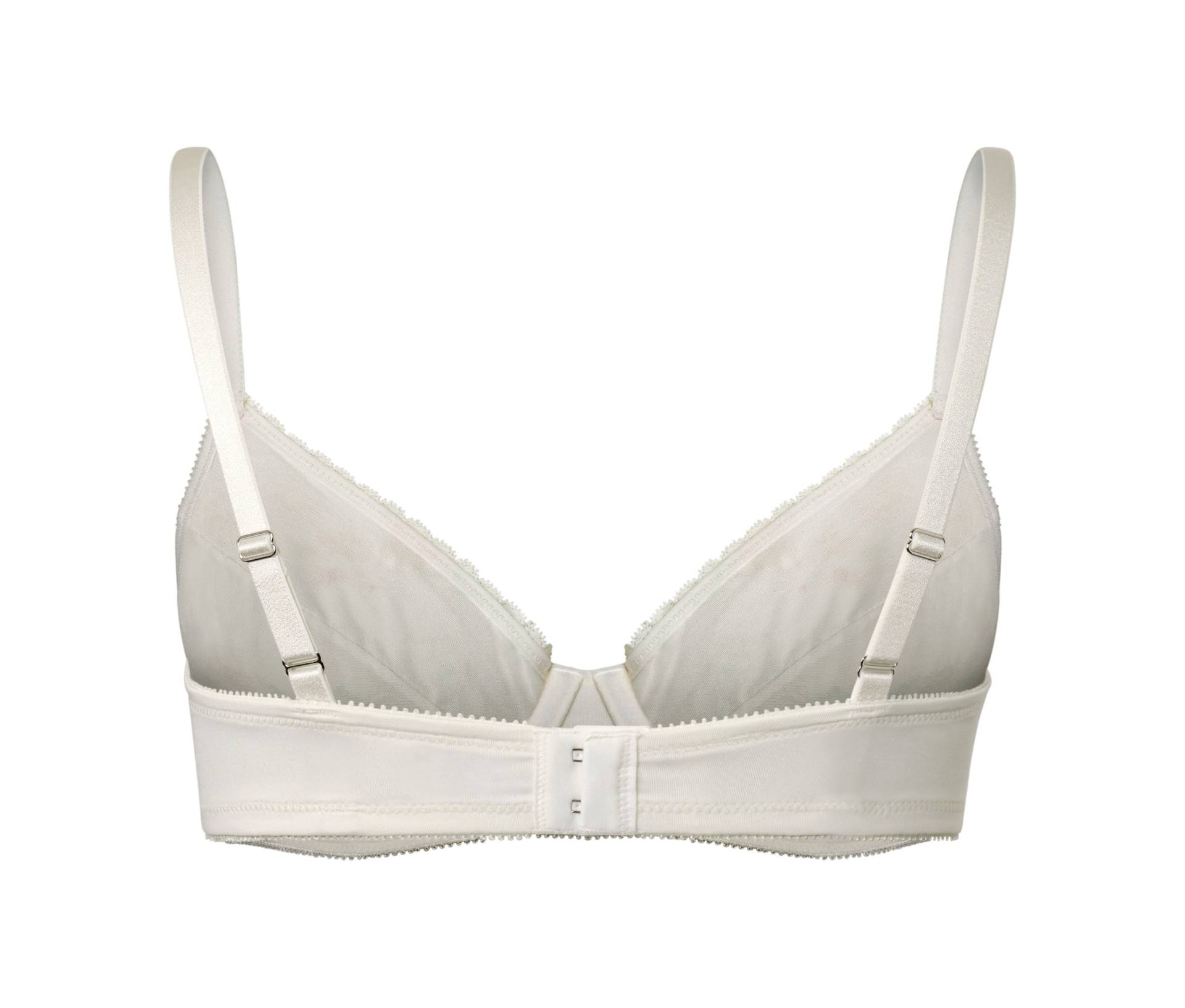 Tchibo - Bügel-BH mit Spitze - Damen - Gr. 80B - weiß von Tchibo