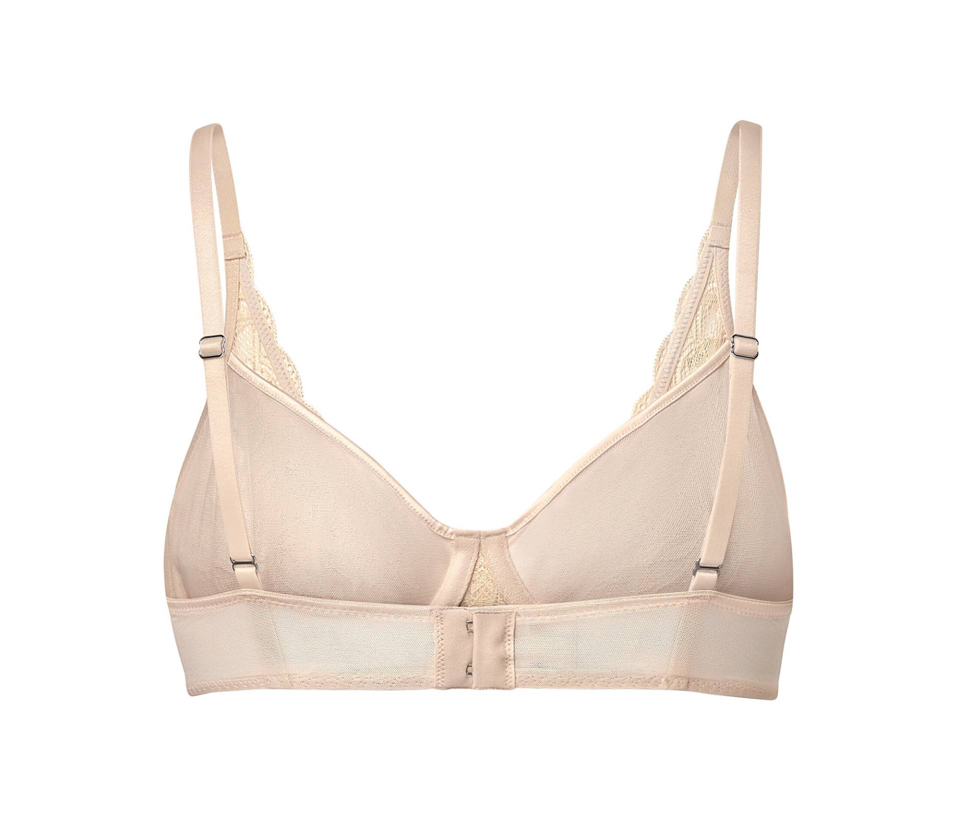Tchibo - Bügel-BH mit Spitze - Damen - Gr. 80C - creme von Tchibo