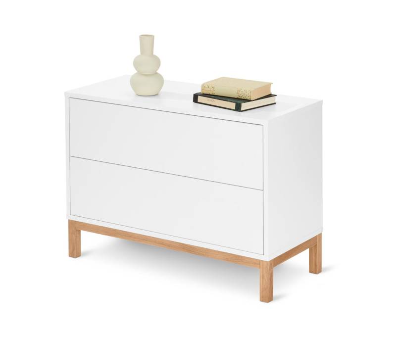Tchibo - Flache Kommode - 80x35,5x57cm - braun - Holz / Eichenholz von Tchibo