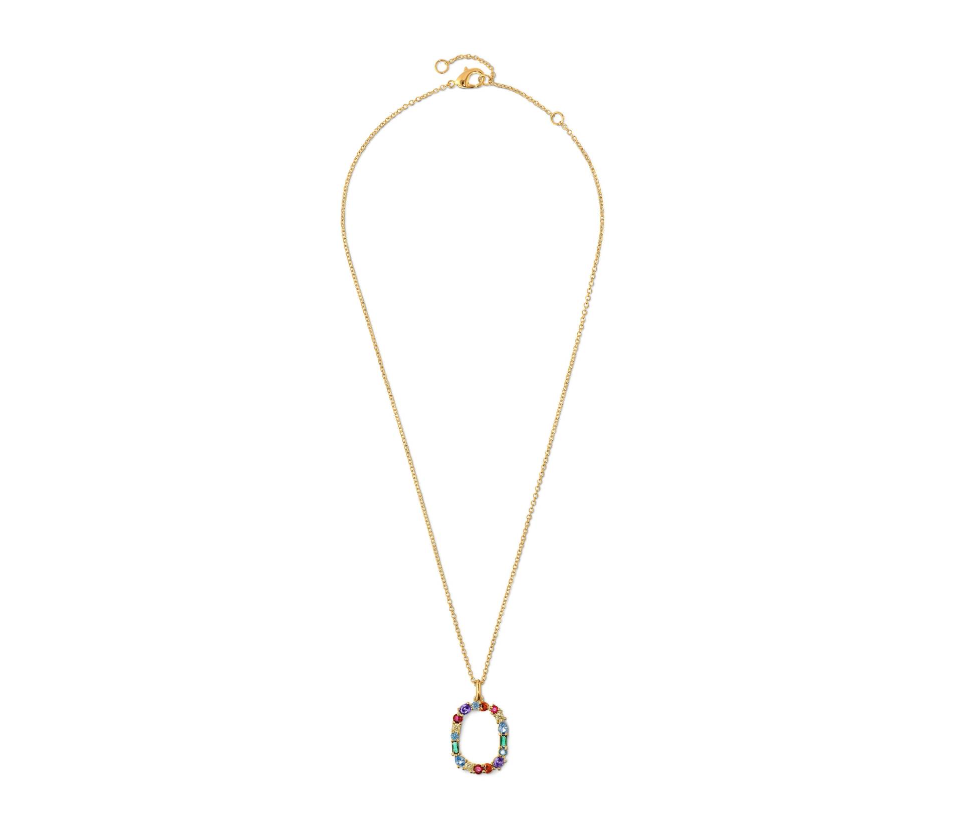 Tchibo - Kette mit Multicolor-Zirkonia-Anhänger - gold Tchibo - Kette mit Multicolor-Zirkonia-Anhänger - gold von Tchibo