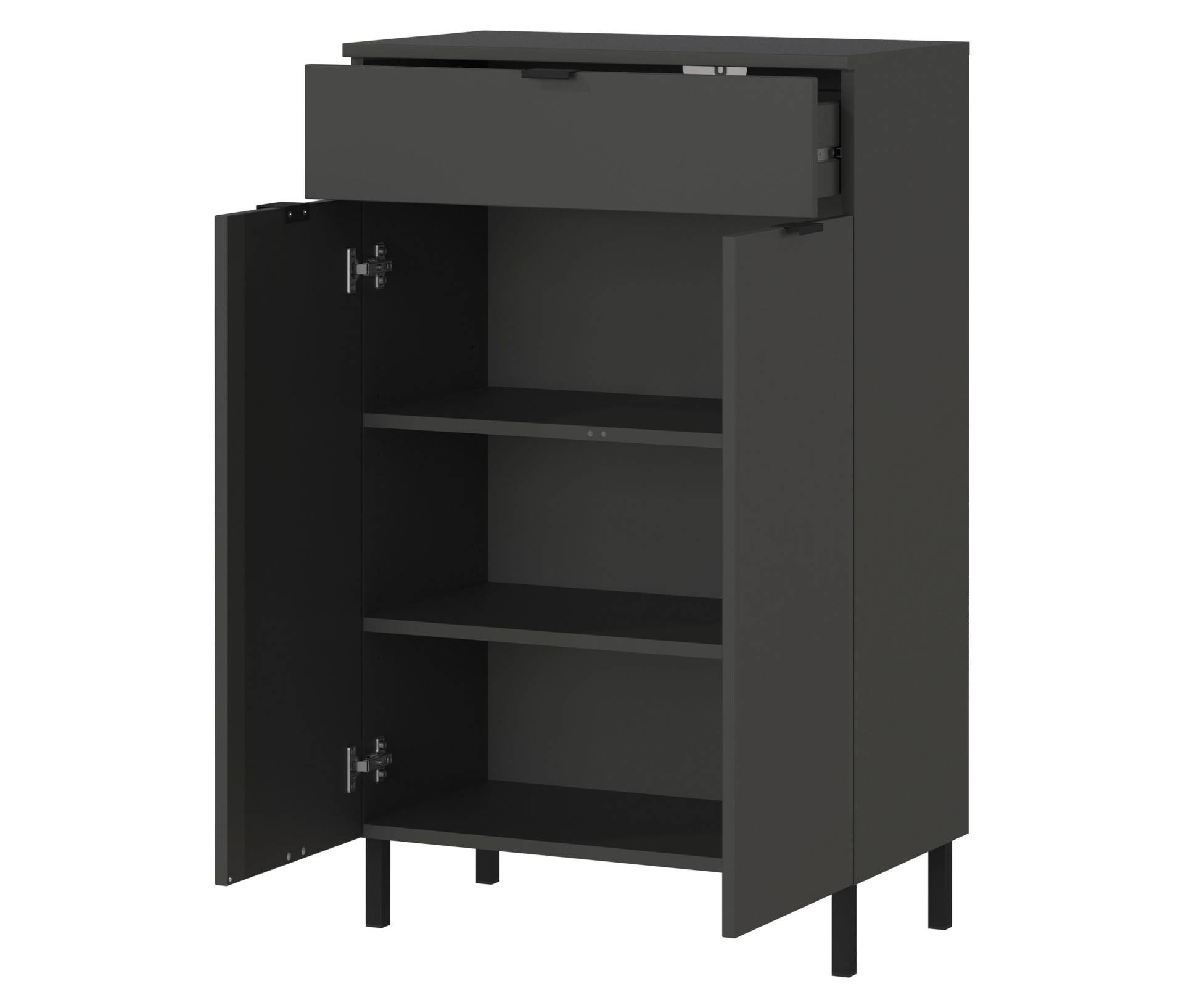Tchibo - Kommode »Arcena« - 60x34x97cm - grau - Holz / Metall Tchibo - Kommode »Arcena« - 60x34x97cm - grau - Holz / Metall von Tchibo