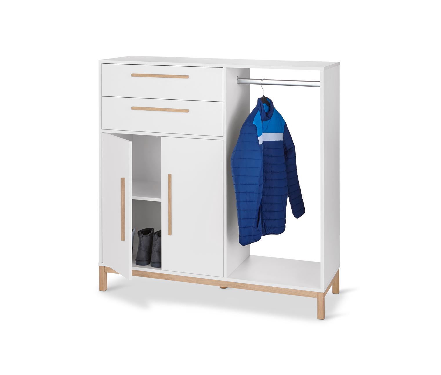 Tchibo - Kommode »Eklund« mit Ankleide - 120x42x122cm - braun - Holz / Eichenholz / Metall Tchibo - Kommode »Eklund« mit Ankleide - 120x42x122cm - braun - Holz / Eichenholz / Metall von Tchibo