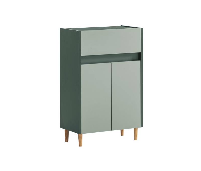 Tchibo - Kommode »Lovis« - 57x33x90,5cm - braun - Holz / Metall / Eschen-Massivholz von Tchibo