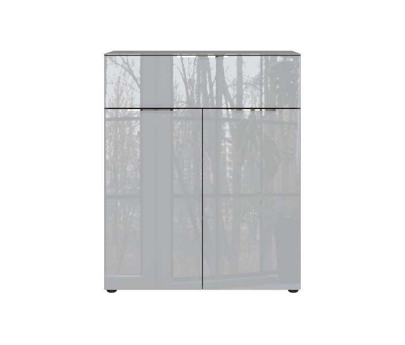 Tchibo - Kommode »Oakland« - 83x102x42cm - grau - Holz / Glas Tchibo - Kommode »Oakland« - 83x102x42cm - grau - Holz / Glas von Tchibo