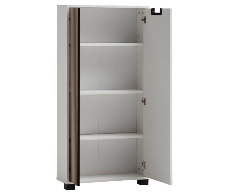 Tchibo - Kommode »Ryker« - 59,8x19,5x124cm - schwarz - Holz / Kunststoff / Metall von Tchibo