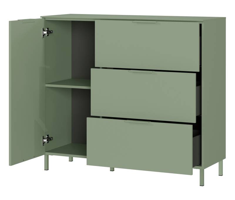 Tchibo - Kommode »Savoca« - 109x40x98cm - taupe - Holz / Metall von Tchibo