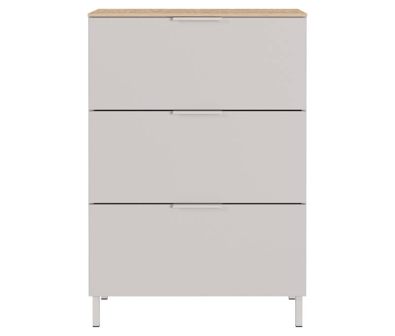 Tchibo - Kommode »Savoca« - 68x40x98cm - braun - Holz / Metall von Tchibo