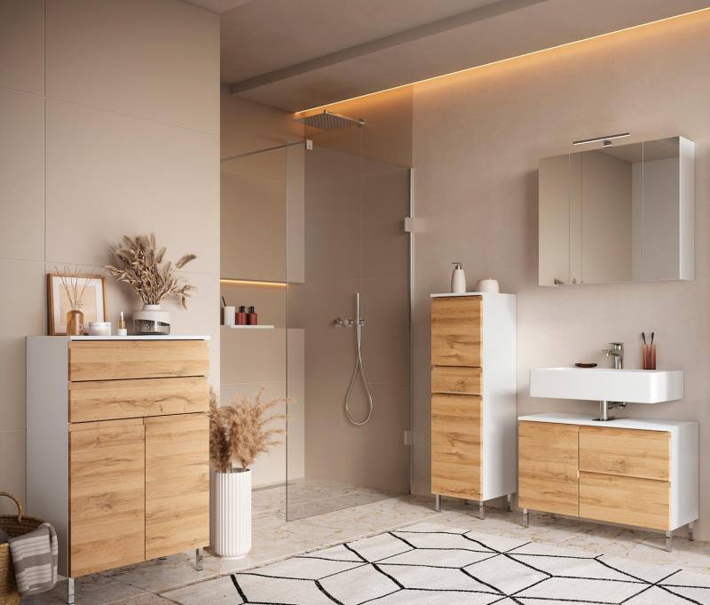 Tchibo - Kommode »Torrance« - 60x34x97cm - braun - Holz / Holz von Tchibo