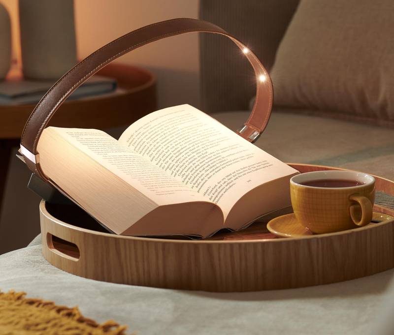 Tchibo - Leselampe mit magnetischem Clip-System - braun von Tchibo