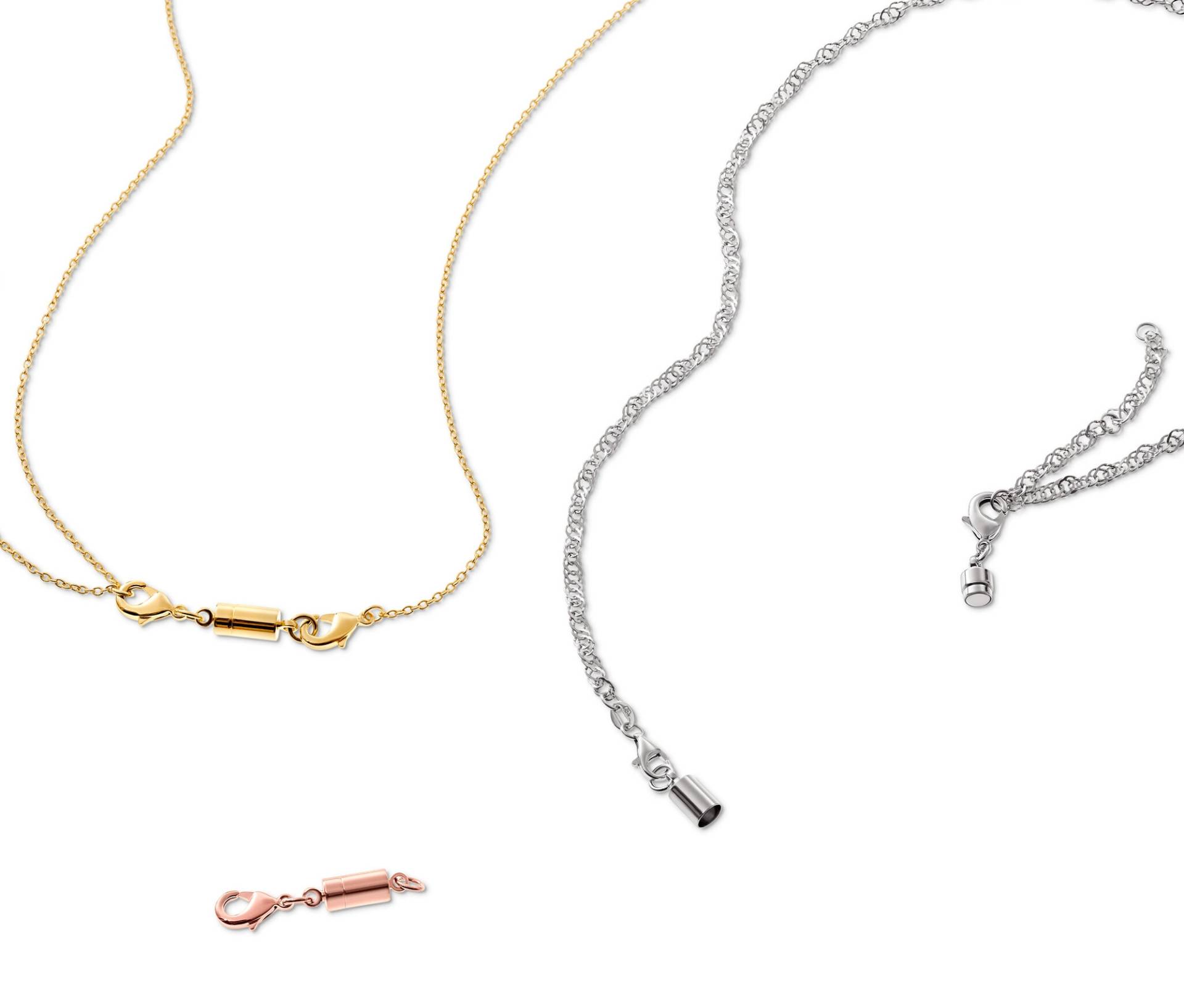 Tchibo - Magnetverschluss-Set - silber von Tchibo