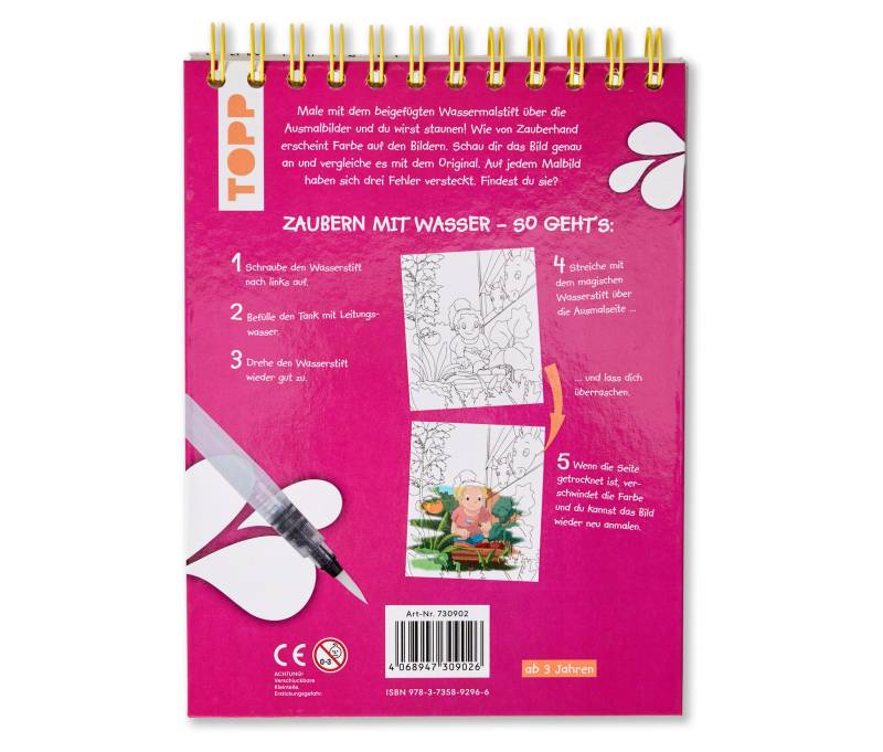 Tchibo - Mein Zauber-Wassermalbuch »Auf dem Bauernhof« von Tchibo