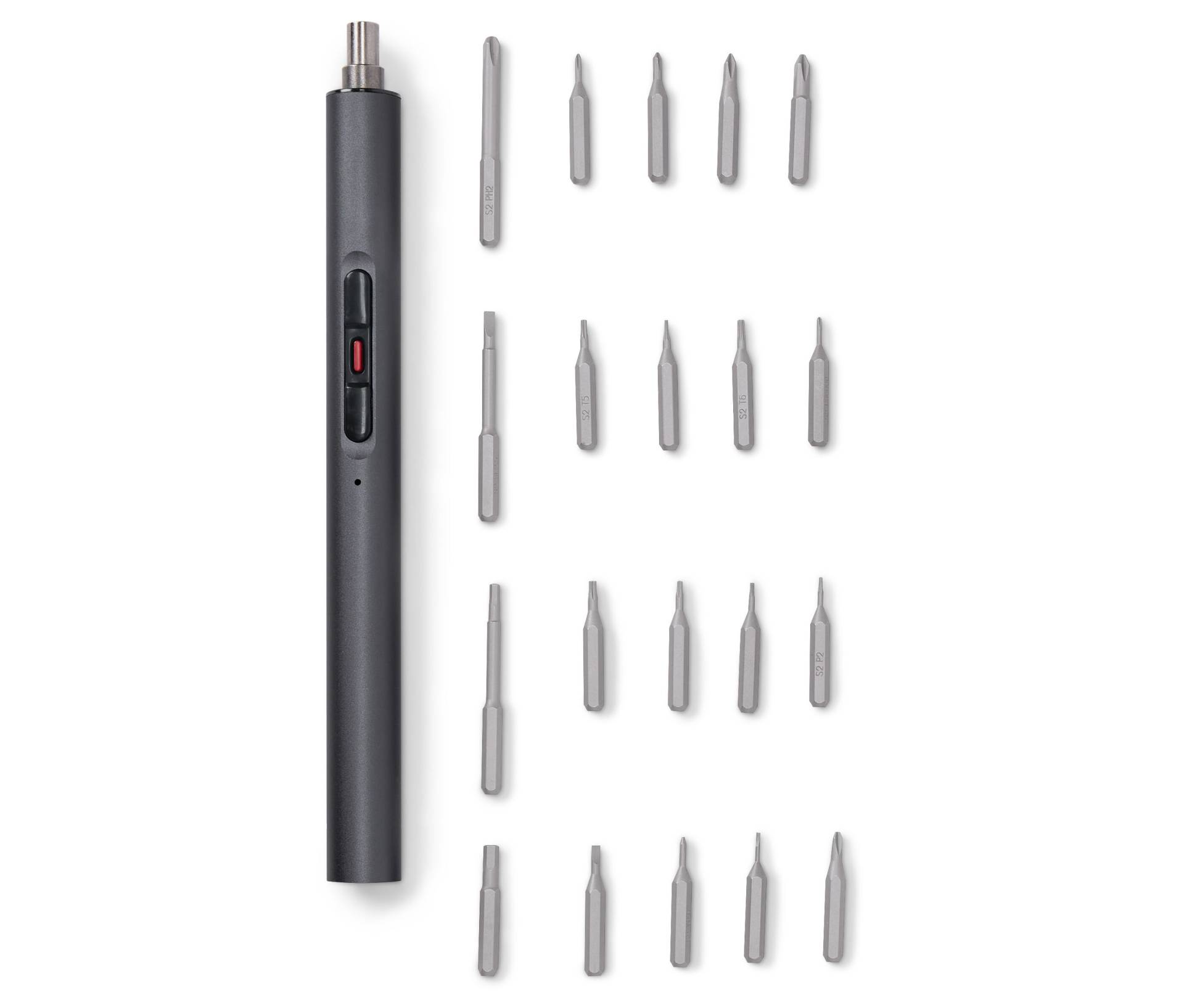 Tchibo - Mini-Akku-Schraubendreher-Set - grau von Tchibo