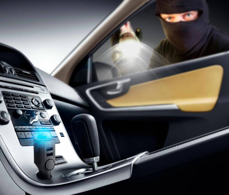 Tchibo - Mobiler Mini-Alarm mit Bewegungsmelder - anthrazit von Tchibo