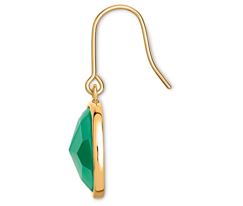 Tchibo - Ohrhänger mit grünem Glaskristallstein - grün Tchibo - Ohrhänger mit grünem Glaskristallstein - grün von Tchibo