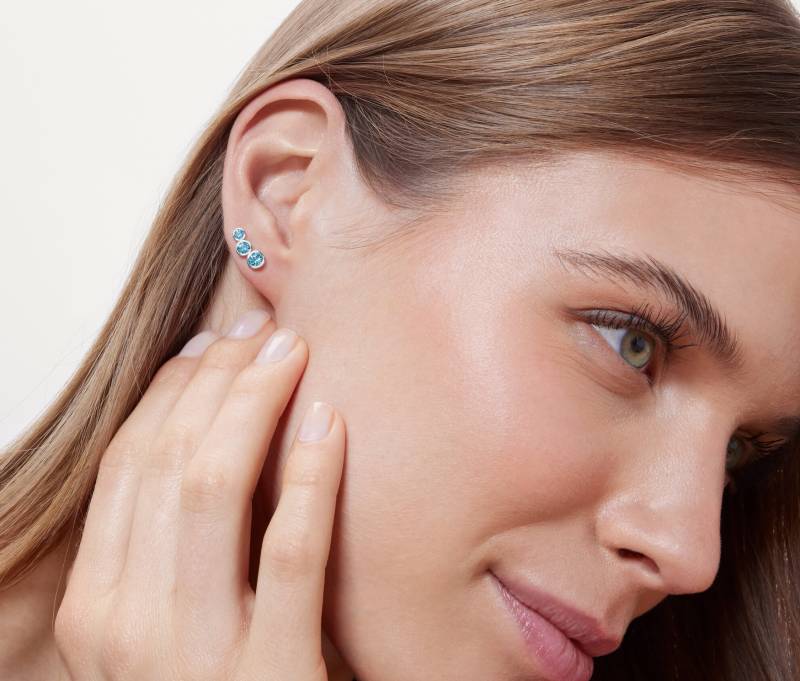 Tchibo - Ohrstecker aquamarinfarben - silber Tchibo - Ohrstecker aquamarinfarben - silber von Tchibo