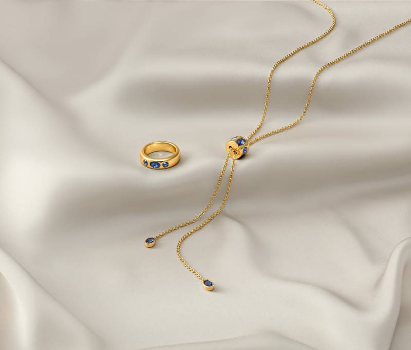 Tchibo - Ring »Iconic« - Damen - Gr. 19 - blau von Tchibo