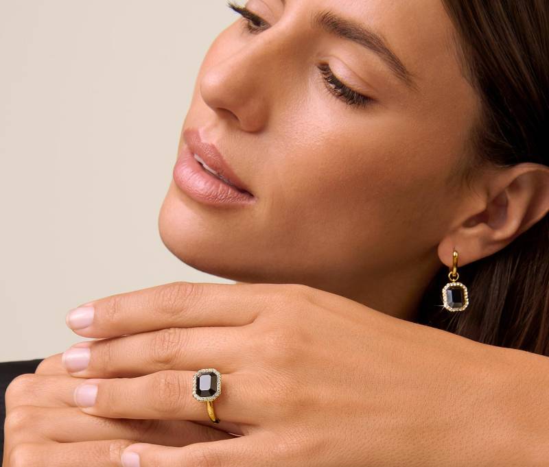 Tchibo - Ring Royal Black - Damen - Gr. 18 - schwarz von Tchibo