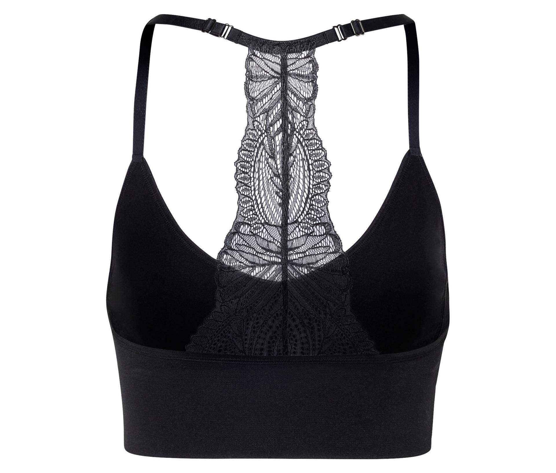 Tchibo - Seamless-Bustier mit Spitze - Damen - Gr. L - schwarz Tchibo - Seamless-Bustier mit Spitze - Damen - Gr. L - schwarz von Tchibo