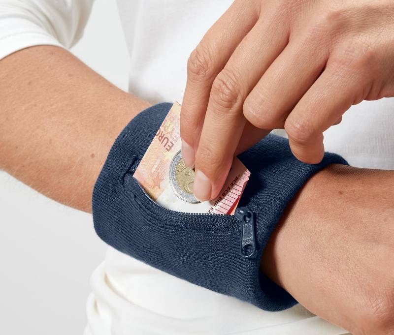 Tchibo - Sicherheits-Geldbörse für Handgelenk - dunkelblau von Tchibo