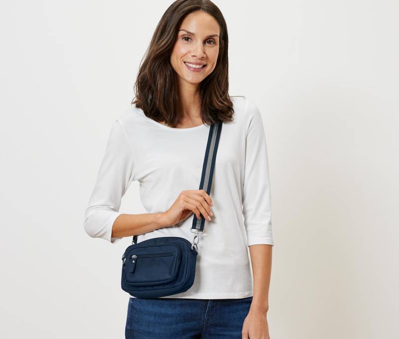 Tchibo - Sicherheits-Umhänge-und-Bauchtasche - dunkelblau von Tchibo
