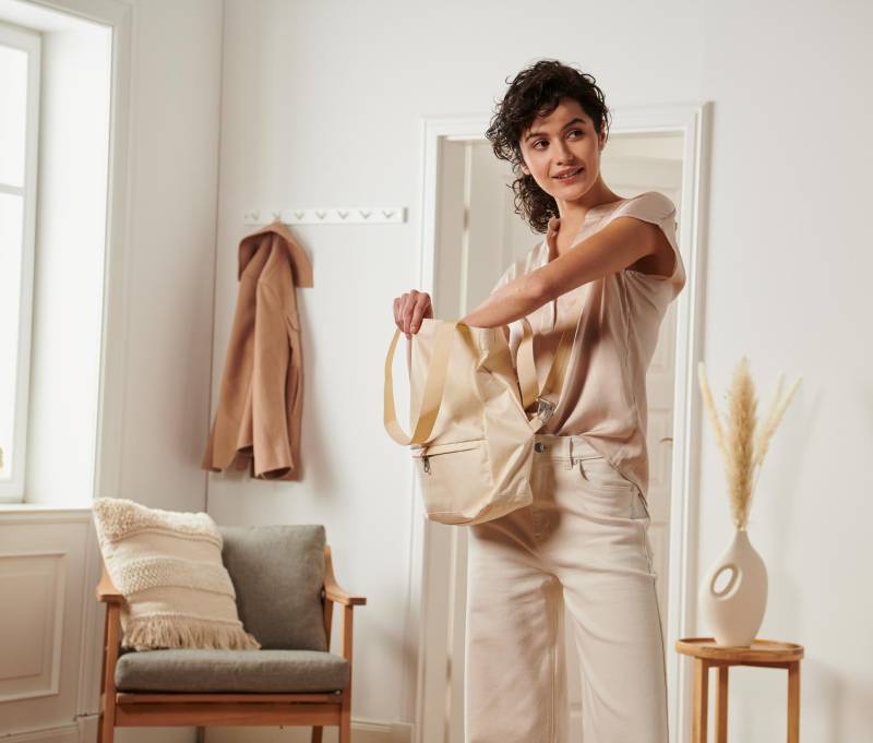 Tchibo - Sicherheits-Umhängetasche - beige von Tchibo