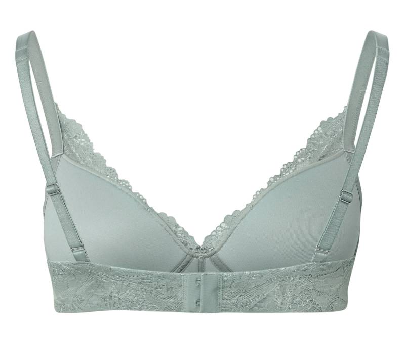 Tchibo - Softschalen-BH mit Spitze - Damen - Gr. 80B - grün von Tchibo