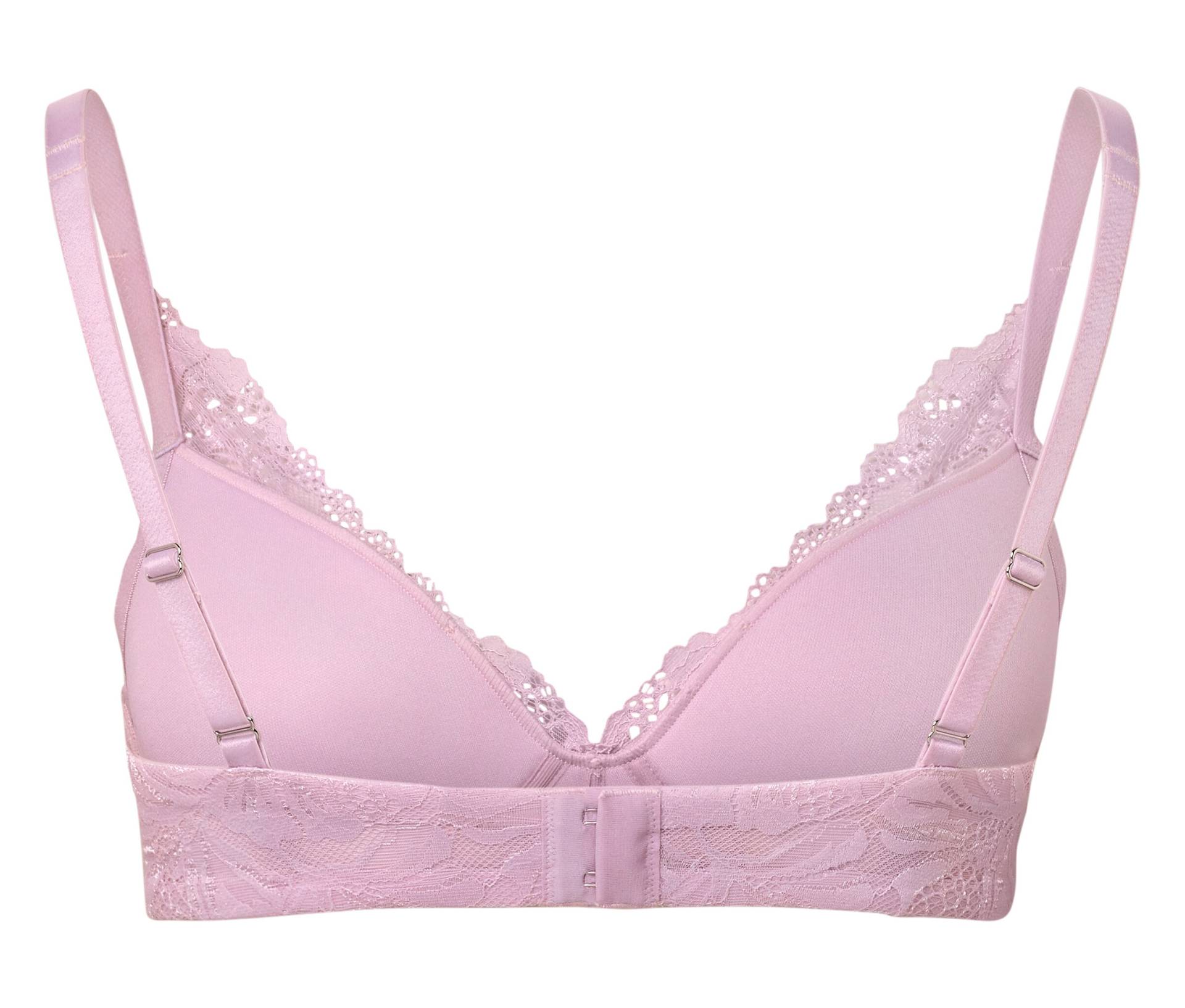 Tchibo - Softschalen-BH mit Spitze - Damen - Gr. 80B - rosa von Tchibo