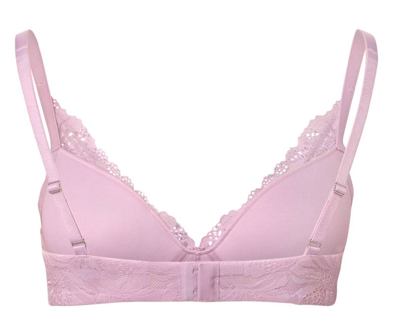 Tchibo - Softschalen-BH mit Spitze - Damen - Gr. 80B - rosa von Tchibo