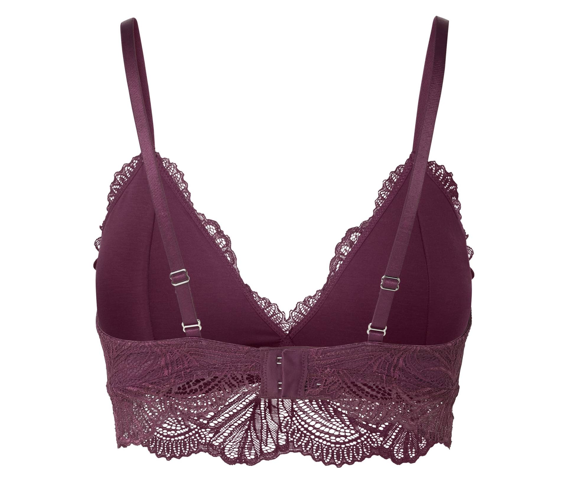 Tchibo - Spitzen-BH - Damen - Gr. 80A - bordeaux von Tchibo