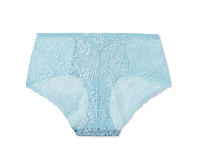 Tchibo - Spitzen-Panty - Damen - Gr. M - türkis/geblümt von Tchibo