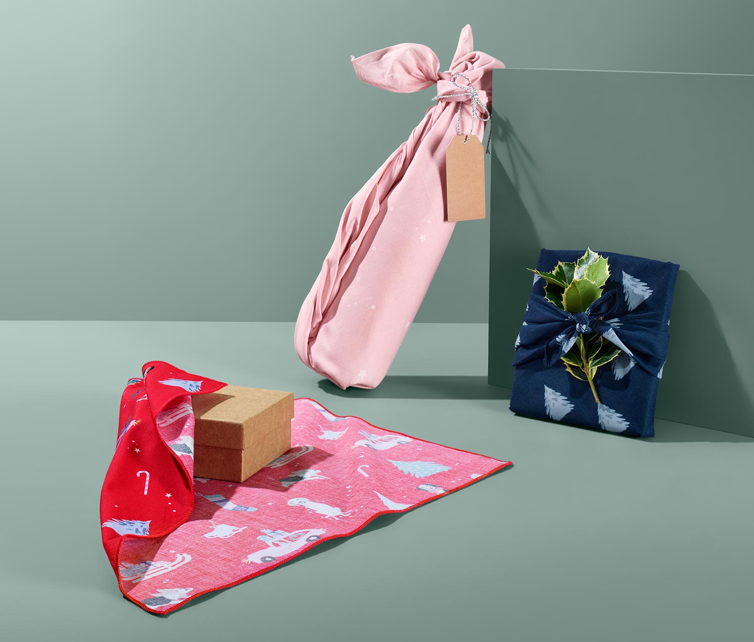 Tchibo - Stoff-Geschenkpapier - blau Tchibo - Stoff-Geschenkpapier - blau von Tchibo