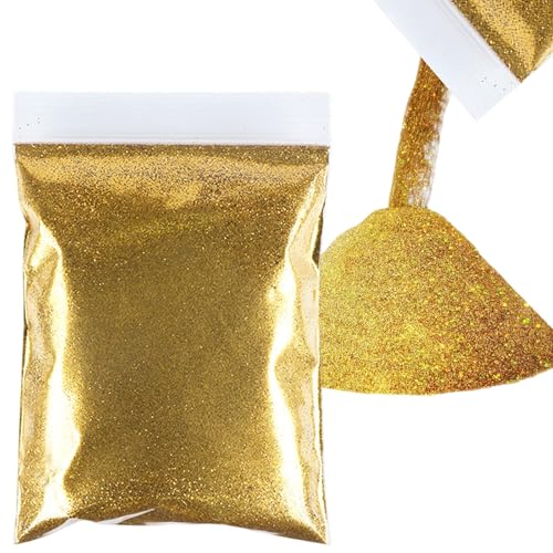 50g Glitzer Gold, Glitzer Basteln, Glitzer Zum Basteln Glitter Glitzer Make up Set Pulver Glitzer Zum Dekorieren, Für Schleim Slime Kunst Handwerk Basteln Nagelkunst Musik Festival Masquerade 50g Glitzer Gold, Glitzer Basteln, Glitzer Zum Basteln Glitter Glitzer Make up Set Pulver Glitzer Zum Dekorieren, Für Schleim Slime Kunst Handwerk Basteln Nagelkunst Musik Festival Masquerade von Tcnzdy