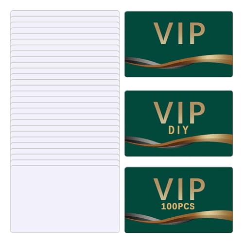 Tdkjfoutr 100 Stück Sublimations-Visitenkartenrohlinge Aus Metall, Großpackung Aus Aluminium, Doppelseitige Visitenkarten, Sublimationsrohlinge Tdkjfoutr 100 Stück Sublimations-Visitenkartenrohlinge Aus Metall, Großpackung Aus Aluminium, Doppelseitige Visitenkarten, Sublimationsrohlinge von Tdkjfoutr