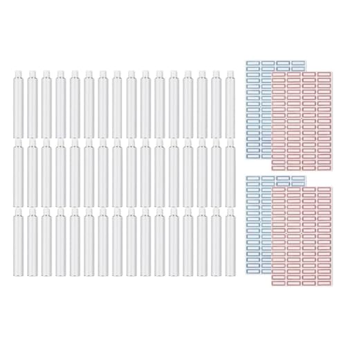 Tdkjfoutr 48 Leere Aluminium-Farbtuben 20 Ml zum Aufbewahren Von Restfarbe, Acrylfarben, Ölfarben, Aquarellfarben, Gouache, mit 4 Etikettenbögen, Langlebig Tdkjfoutr 48 Leere Aluminium-Farbtuben 20 Ml zum Aufbewahren Von Restfarbe, Acrylfarben, Ölfarben, Aquarellfarben, Gouache, mit 4 Etikettenbögen, Langlebig von Tdkjfoutr