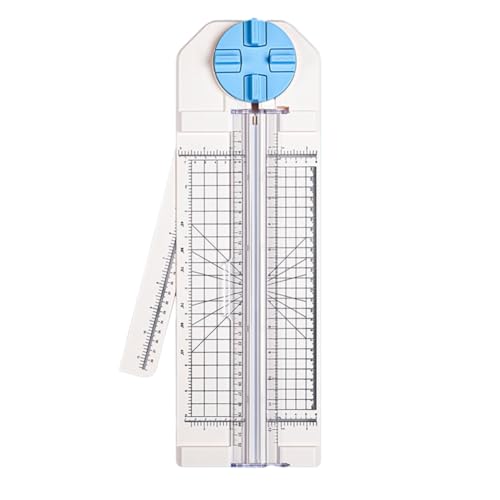 Tdkjfoutr Papierschneider, Bastelpapierschneider, 12, Bastelpapierschneider für Multifunktions-Scrapbooking-Werkzeug, Blau von Tdkjfoutr