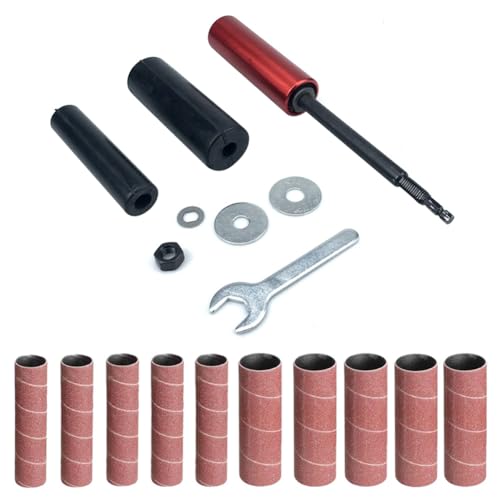 Tdkjfoutr Schleifstab-Ersatzzubehör, Schleifen Von, Metall, Kunststoff, Glas, Mini-Bandschleifer, Elektrische Bohrmaschine, Lithium, Elektrische Bohrmaschine, Umbau von Tdkjfoutr