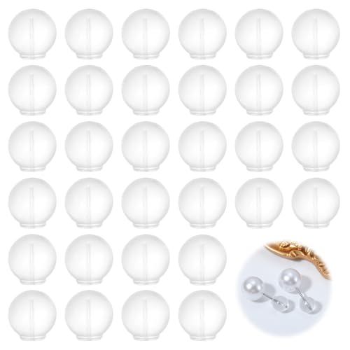 Teaaha 100 Stück Ohrring Verschluss, Ohrstecker Silikon Stopper Gross, Transparent Hypoallergene Ohrring Stecker, Sicherer Ohrring Stecker Verschluss Für Damen, Herren & Kinder Teaaha 100 Stück Ohrring Verschluss, Ohrstecker Silikon Stopper Gross, Transparent Hypoallergene Ohrring Stecker, Sicherer Ohrring Stecker Verschluss Für Damen, Herren & Kinder von Teaaha