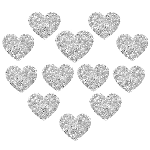 12 Stück Herzform Bügelbilder Strass Aufbügelflicken, Strass Aufnäher Zum Aufbügeln, Flicken Zum Aufbügeln Für Kinder DIY T-Shirt Jeans Kleidung Flicken Pat 12 Stück Herzform Bügelbilder Strass Aufbügelflicken, Strass Aufnäher Zum Aufbügeln, Flicken Zum Aufbügeln Für Kinder DIY T-Shirt Jeans Kleidung Flicken Pat von Teaaha