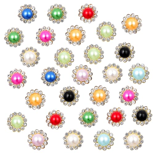 150 Stück Knöpfe Zum Annähen, Bunte Perle Knöpf, Perlen Nähen, Strasssteine Blume Knopf, Perlenknöpfe Zum Annähen, Nähen Auf Knöpfe Embellishments Für Kleidung Kleidung Taschen Schuhe Kleid 150 Stück Knöpfe Zum Annähen, Bunte Perle Knöpf, Perlen Nähen, Strasssteine Blume Knopf, Perlenknöpfe Zum Annähen, Nähen Auf Knöpfe Embellishments Für Kleidung Kleidung Taschen Schuhe Kleid von Teaaha