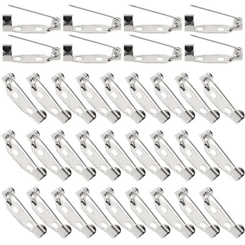 150 Stück Sicherheitsnadeln für Broschen Verschluss für Rückseite, Broschennadeln Safety Pin Silber 0.7in Sicherheitsnadel Metall Broschen Sicherheitsnadeln Brooch Pins for DIY Crafts Schmuck Handwerk 150 Stück Sicherheitsnadeln für Broschen Verschluss für Rückseite, Broschennadeln Safety Pin Silber 0.7in Sicherheitsnadel Metall Broschen Sicherheitsnadeln Brooch Pins for DIY Crafts Schmuck Handwerk von Teaaha
