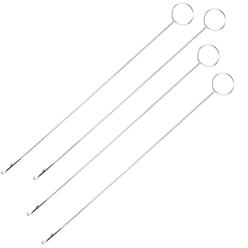 4stück Wendenadel, Schlaufenwender-Nadelhaken Mit Riegel, Zungen-Häkelwerkzeug, Nähen, Schlaufenwender-Haken Mit Riegel Für Stoffschlauchbänder, Gürtel, Streifen, DIY-Strickzubehör, Nähzubehör(26,7cm) 4stück Wendenadel, Schlaufenwender-Nadelhaken Mit Riegel, Zungen-Häkelwerkzeug, Nähen, Schlaufenwender-Haken Mit Riegel Für Stoffschlauchbänder, Gürtel, Streifen, DIY-Strickzubehör, Nähzubehör(26,7cm) von Teaaha