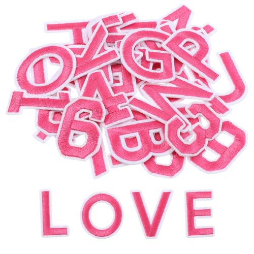 72 Stück Aufbügler Buchstaben Patches, bestickte A-Z Alphabet-Applikationen, dekorieren Reparaturflicken für Kleidung, DIY, Handwerk, Jacken, Hüte, Taschen, Jeans, Rosa 72 Stück Aufbügler Buchstaben Patches, bestickte A-Z Alphabet-Applikationen, dekorieren Reparaturflicken für Kleidung, DIY, Handwerk, Jacken, Hüte, Taschen, Jeans, Rosa von Teaaha