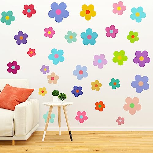 Teaaha 63 Stück Sticker Blumen, Buntes Wandtattoo Blumen Wandaufkleber Wandsticker Kinderzimmer Mädchen, DIY Selbstklebend Boho Aufkleber Wandbild Babyzimmer Decor Für Schlafzimmer Deko Teaaha 63 Stück Sticker Blumen, Buntes Wandtattoo Blumen Wandaufkleber Wandsticker Kinderzimmer Mädchen, DIY Selbstklebend Boho Aufkleber Wandbild Babyzimmer Decor Für Schlafzimmer Deko von Teaaha