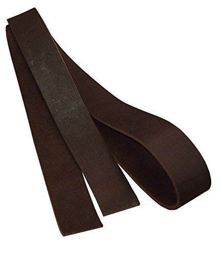 Team Beust 120-150 cm x 3 cm Latigo Lederriemen 4-4,5 mm Riemen Gürtelriemen braun - 120 cm von Team Beust
