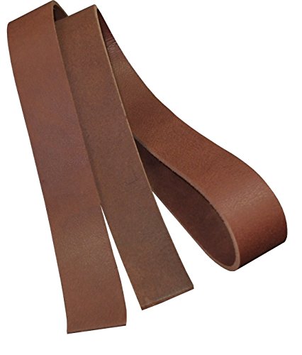 Team Beust 120-150 cm x 6 cm Latigo Lederriemen 3,6-4,2 mm Riemen Gürtelriemen cognac braun - 150 cm von Team Beust