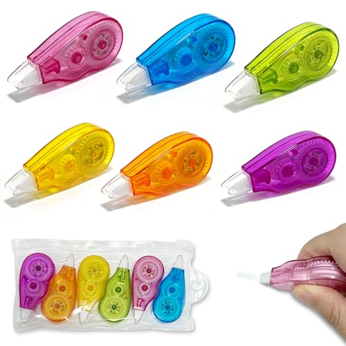 Teawcotie 12 Stück Korrekturroller Maus, 24 m x 5 mm Korrekturmaus mini mit Schutzkappe, Korrekturroller Maus für Schüler Büroangestellte, Correction Tape Schulsachen, Korrekturband Teawcotie 12 Stück Korrekturroller Maus, 24 m x 5 mm Korrekturmaus mini mit Schutzkappe, Korrekturroller Maus für Schüler Büroangestellte, Correction Tape Schulsachen, Korrekturband von Teawcotie