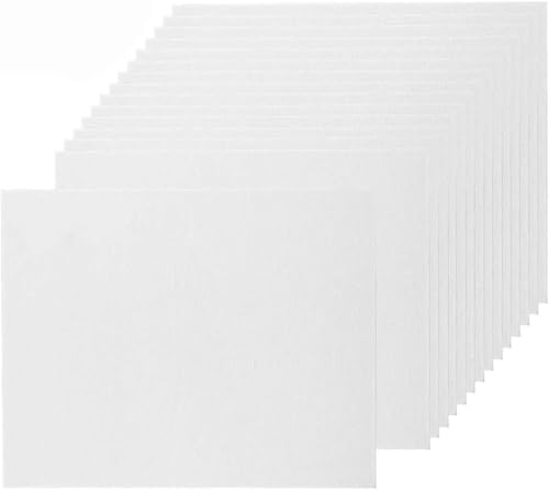 Tebery 16 Stück 20x25cm Leinwand Platten, 8''x10'' leere Leinwand Platte, 100% Baumwolle säurefreie Künstler für kreatives Kinderzeichnen, Acrylfarbe, Aquarellfarbe, Ölfarbe Tebery 16 Stück 20x25cm Leinwand Platten, 8''x10'' leere Leinwand Platte, 100% Baumwolle säurefreie Künstler für kreatives Kinderzeichnen, Acrylfarbe, Aquarellfarbe, Ölfarbe von Tebery