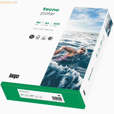 5 x Tecno Kopierpapier Polar A4 80g/qm weiß VE=500 Blatt 5 x Tecno Kopierpapier Polar A4 80g/qm weiß VE=500 Blatt von Tecno