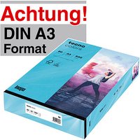 tecno Kopierpapier colors blau DIN A3 80 g/qm 500 Blatt tecno Kopierpapier colors blau DIN A3 80 g/qm 500 Blatt von Tecno