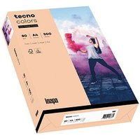 tecno Kopierpapier colors lachs DIN A4 80 g/qm 500 Blatt von Tecno